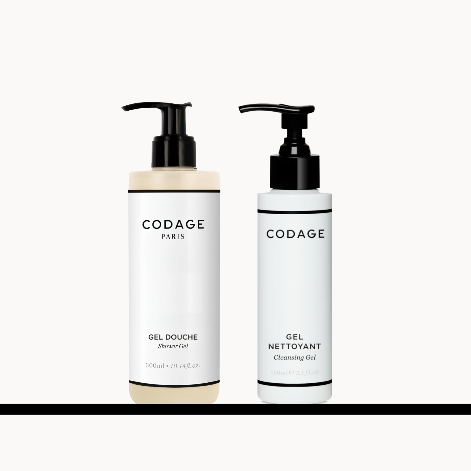 CODAGE Paris Amenities Skin Care Face & Body Experience